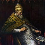 Papa Onorio III approva la Regola di San Domenico (Leandro Bassano)