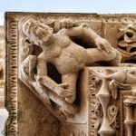 Particolare cornicione cattedrale Foggia
